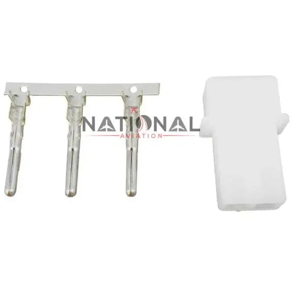 A444 Amp Connector and 2 Pins – 02-0230007-00