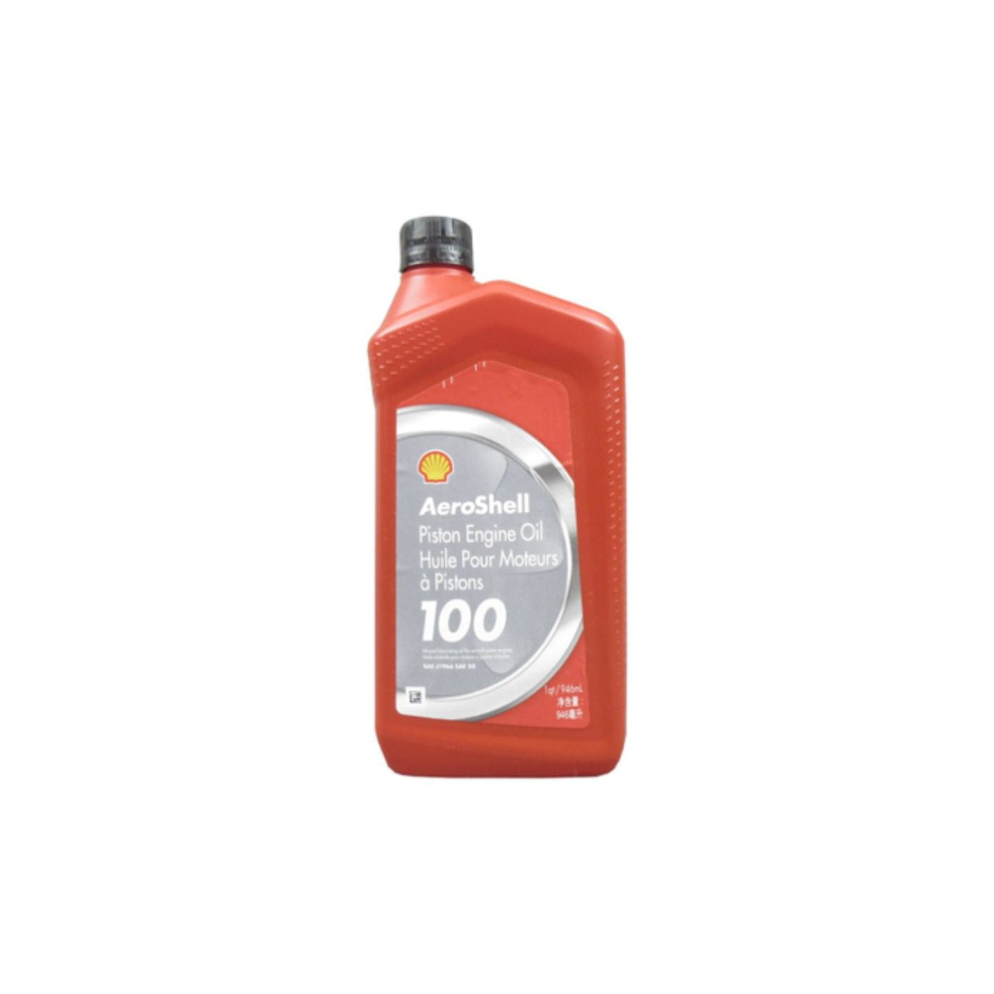 Straight Mineral SAE 50 Aircraft Oil, Quart – 100QT