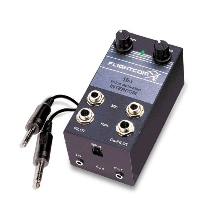 Flightcom Iisx 2-PLACE Portable Intercom – 101-0220-00