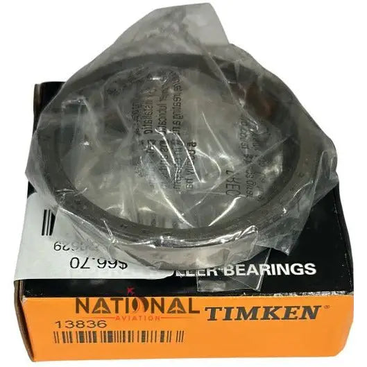 Timken 13836 FAA-pma Aircraft Bearing Cup – 13836-20629