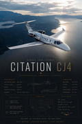 Cessna Citation CJ4 Metal Print