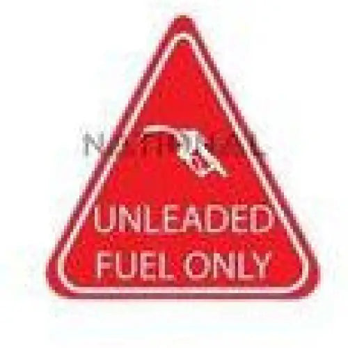 Unleaded Auto Fuel Sticker – 185410-1A