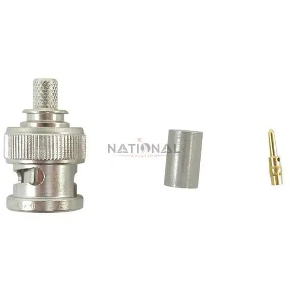 TE Connectivity BNC Male Crimp Connector – 5225395-6