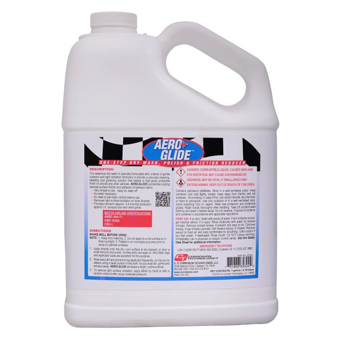 Aero-Glide™ Waterless Cleaner Polish, Liquid, Light Brown – 65303