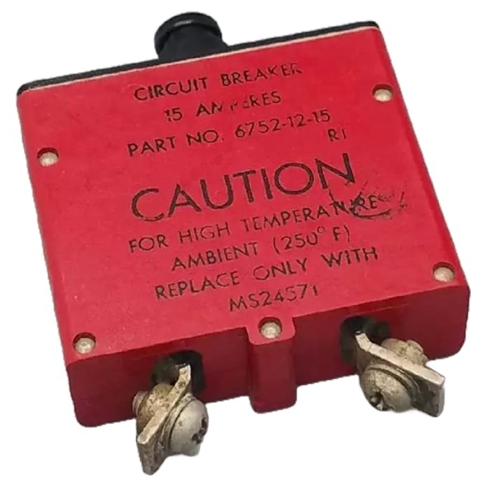 15 Amp, Single–Phase, Ambient Compensated (MS24571-15) – 6752-12-15