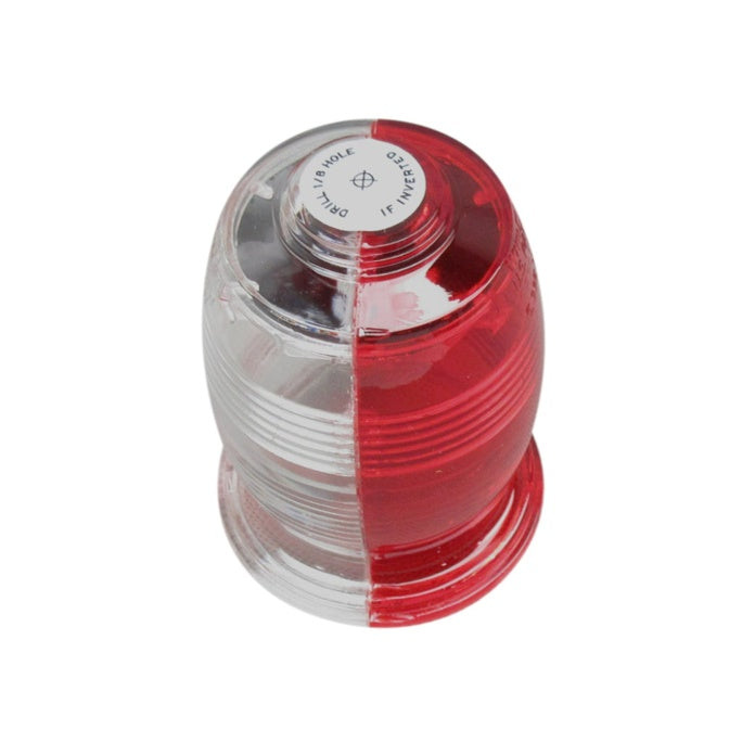Whelen Split Red/White Lens Assembly – 68-2170504-60