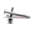 Steel Metal Screw, Truss Head, Blunt, #6 X 1/2 Stainless – 6RX1-2THBSS
