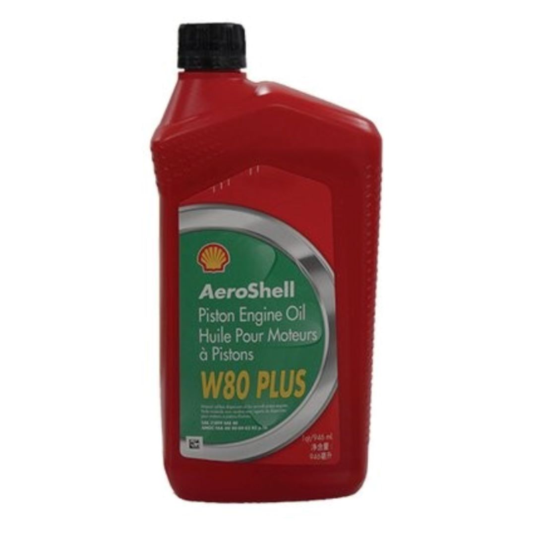 AeroShell W80 Plus Engine Oil, Quart – 80WPLUSQT