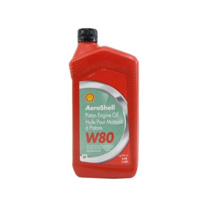 AeroShell Oil W80 Ashless Dispersant, Quart – 80WQT
