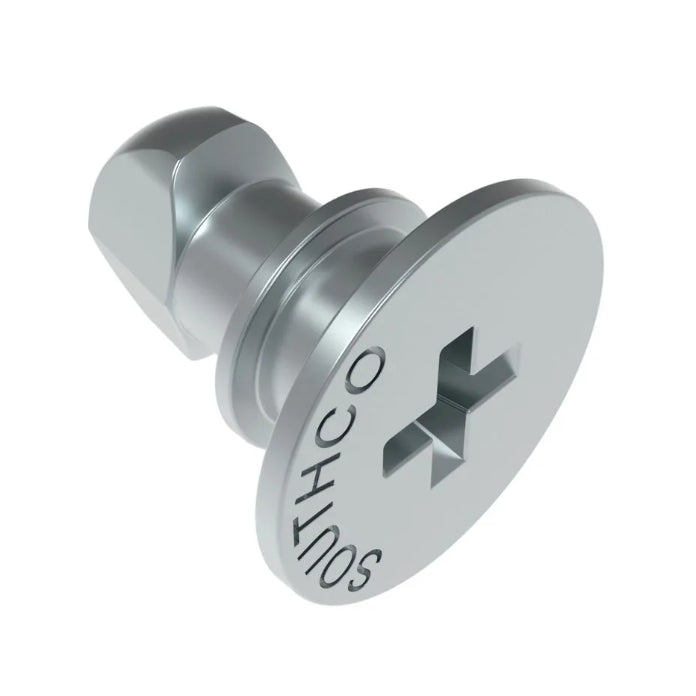 Southco Fastener, Flush Phillips - Recessed,Steel - Zinc – 82-28-140-16