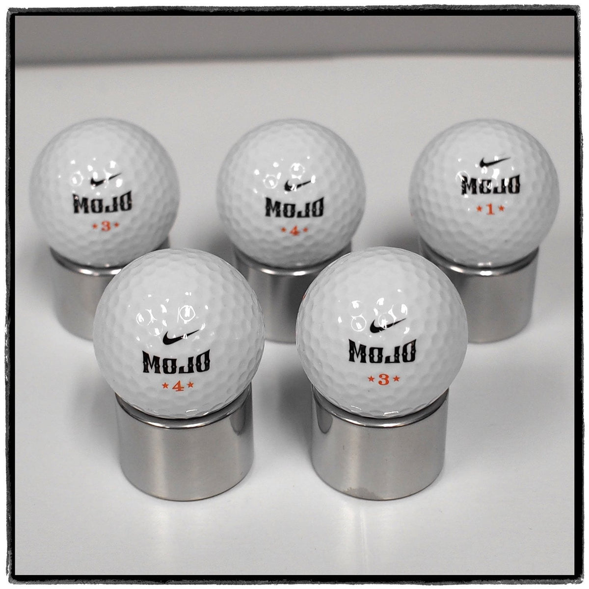 Ultra Premium Chrome Powdercoated Golf Ball Display Stand (1 per package)