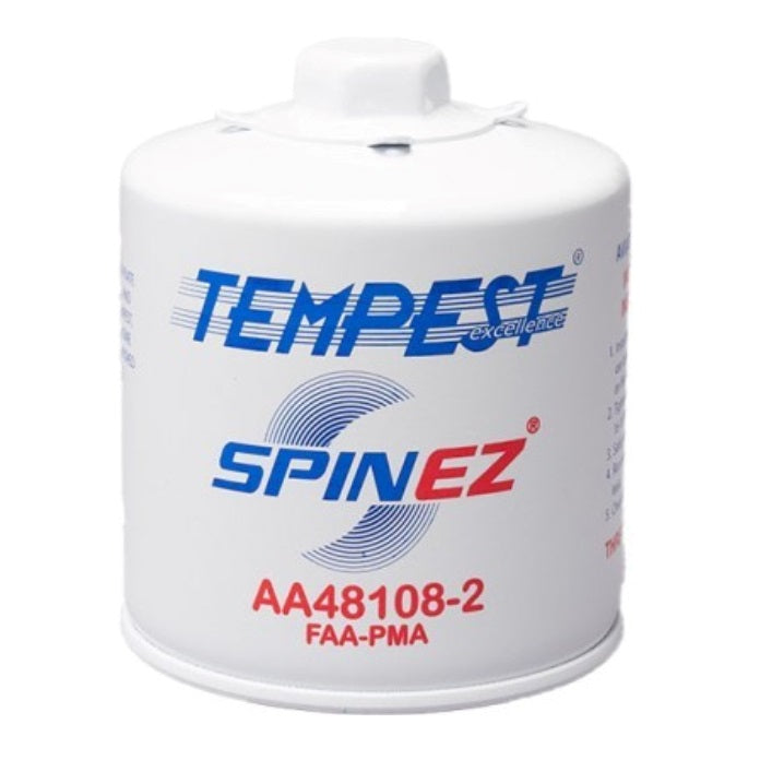 Spin-On Aircraft Oil Filter with Spin-EZ Seal – AA48108-2