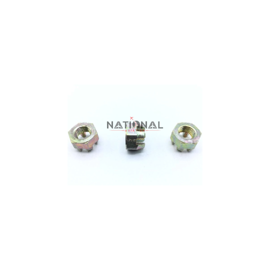 Castle Nut / Regular Height - 3/8-24 - Cadmium Plated – AN310-6