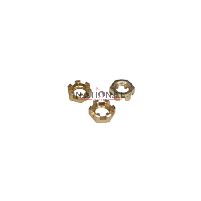 Shear Castellated Nut 1/4-28 – AN320-4