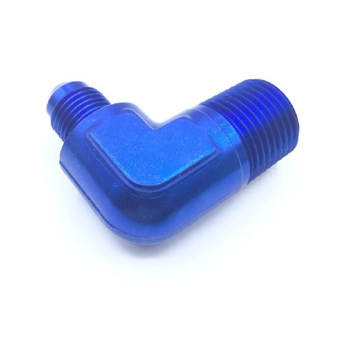 90-Deg Elbow, Flared Tube to Pipe, 1/2 x 3/8 – AN822-8D