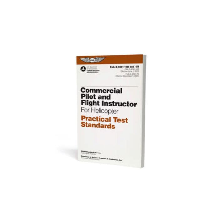 Commercial Pilot and Flight Instructor Practical Test – ASA-8081-16B