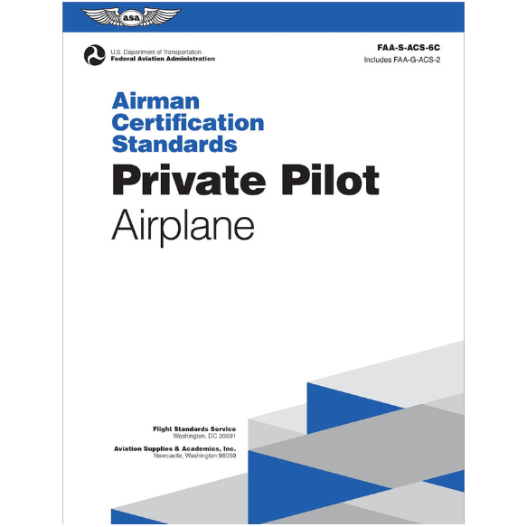 Private Pilot Airplane ACS-6C (Softcover) – ASA-ACS-6C