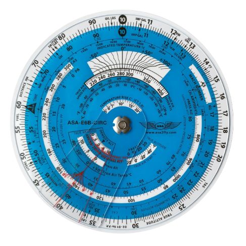 Circular E6B Flight Computer – ASA-E6B-CIRC