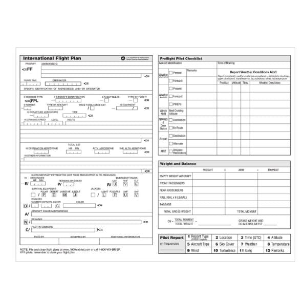 ASA Flight Planner Pad – ASA-FP-3