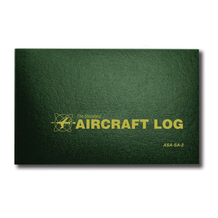 ASA Standard Hardcover Aircraft Logbook – ASA-SA-2
