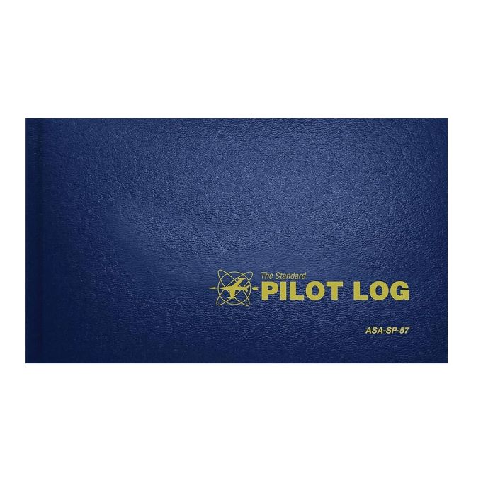 ASA Hardcover Pilot Log Book with Rotorcraft – ASA-SP-57
