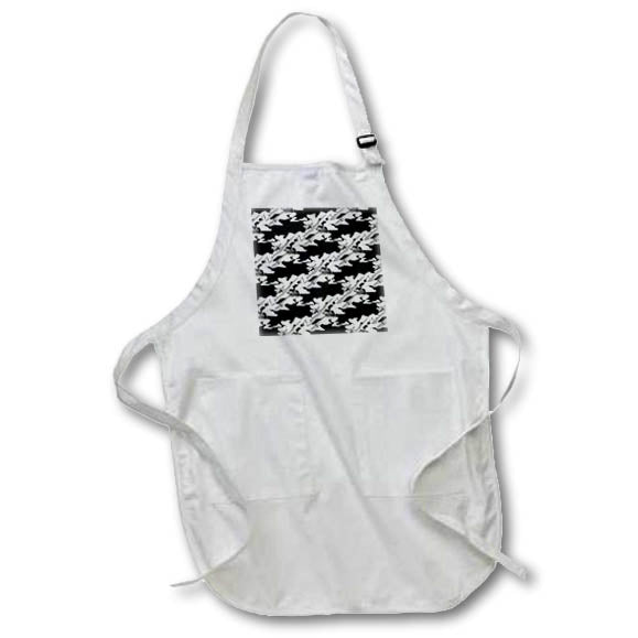Apron - A black and white biplane pattern for those who love flying. Creative Studios – Aviation Airplanes