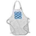 Apron - A Aviation pattern of retro pilot badge with classic biplane. Creative Studios – Aviation Airplanes
