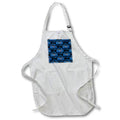Apron - A retro Aviation pattern of flight graphic with a biplane for pilots. Creative Studios – Aviation Airplanes