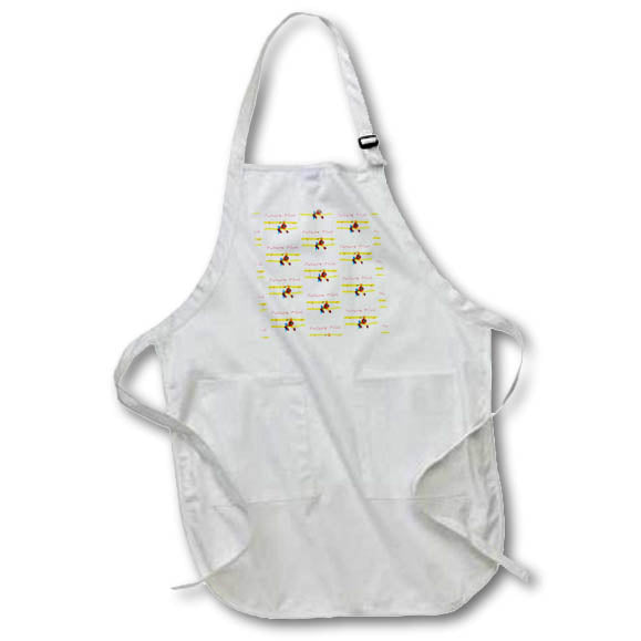 Apron - Cute Future Pilot with vintage biplane pattern. Creative Studios – Aviation Airplanes
