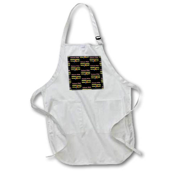 Apron - A cute Future Pilot design with vintage biplane. Creative Studios – Aviation Airplanes
