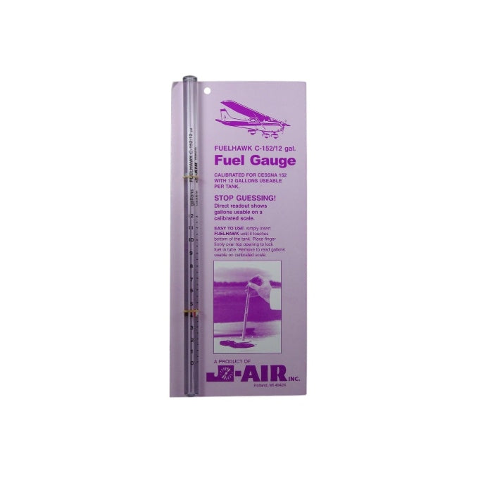 FuelHawk C-152/12 Clear Plastic Cessna C152 12-Gallon – C-152-12