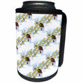 3dRose A biplane aviation pattern for those who love flying... - Can Cooler Bottle Wrap (cc_351837)