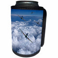 3dRose Chris Lord Aviation - Hurricanes Fighters Flight Clouds - Can Cooler Bottle Wrap (cc_55992)