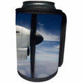 3dRose Danita Delimont - Aviation - Vanuatu, Tanna, Turbo-prop airliner, aviation - OC07 WBI0394 - Walter Bibikow - Can Cooler Bottle Wrap (cc_84918)