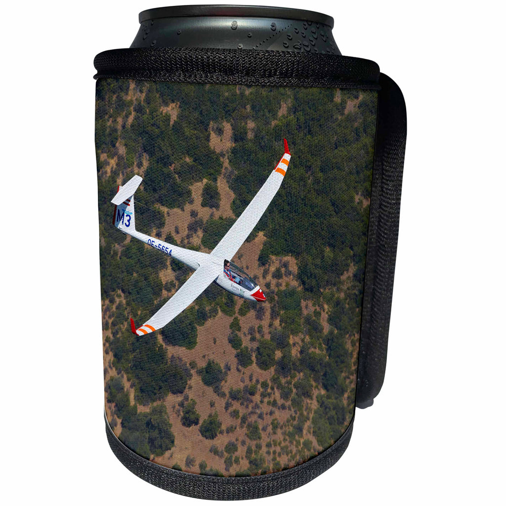 3dRose Danita Delimont - Aviation - Airplane in FAI World Sailplane Grand Prix, Chile - SA05 DWA0075 - David Wall - Can Cooler Bottle Wrap (cc_85858)