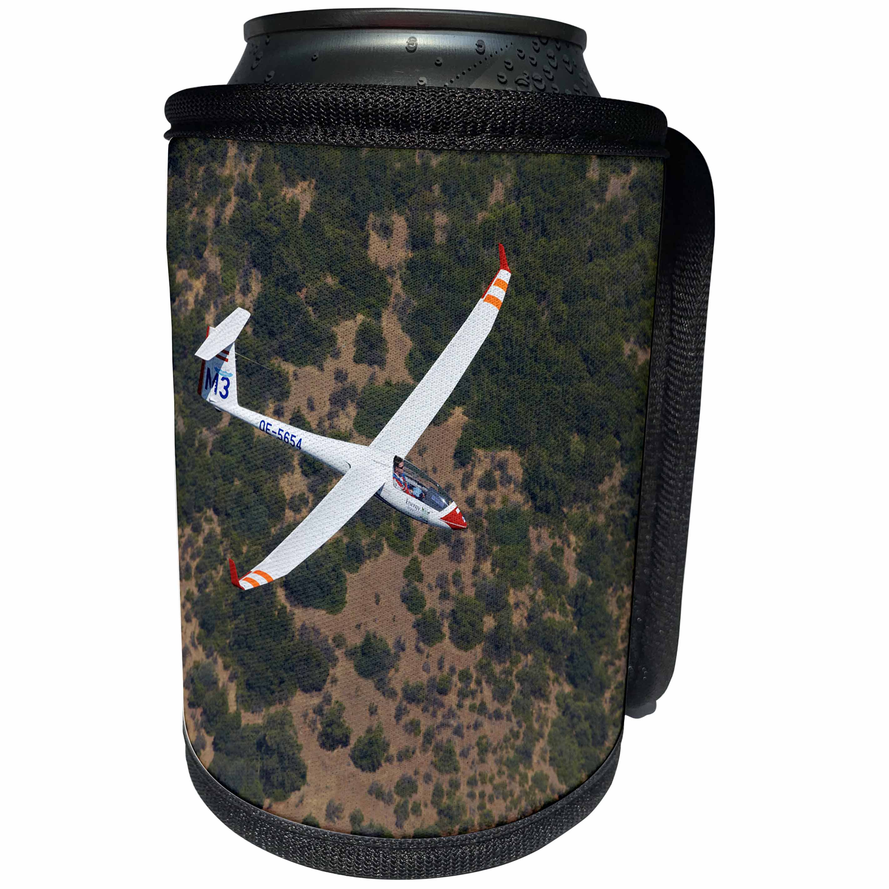3dRose Danita Delimont - Aviation - Airplane in FAI World Sailplane Grand Prix, Chile - SA05 DWA0075 - David Wall - Can Cooler Bottle Wrap (cc_85858)
