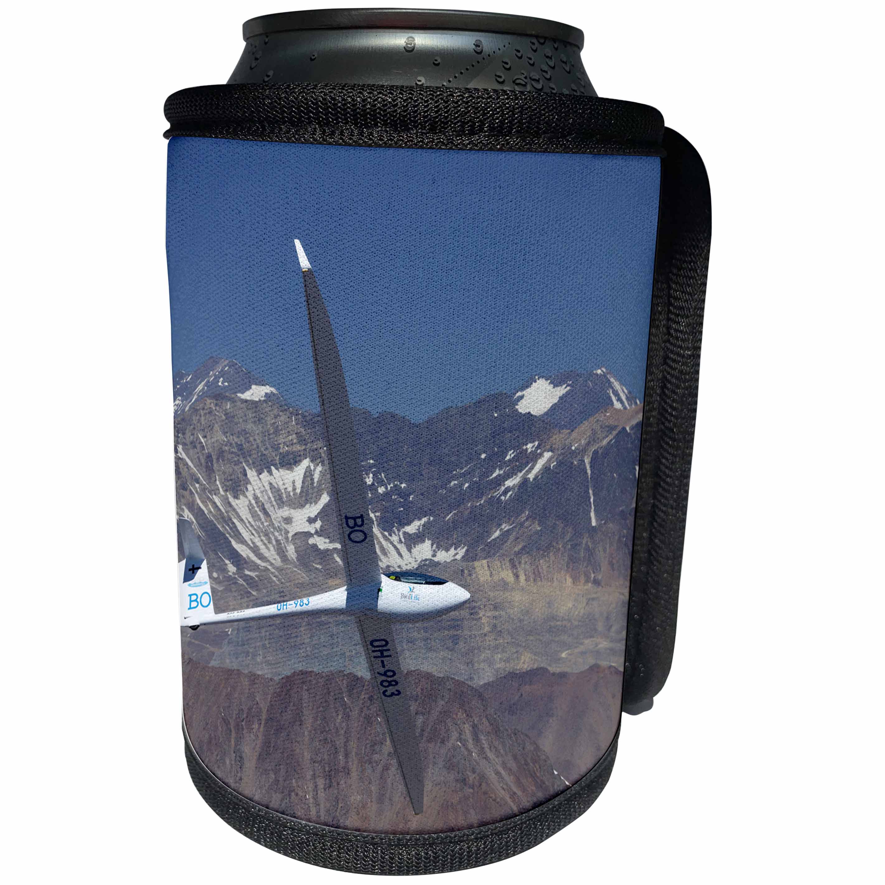 3dRose Danita Delimont - Aviation - Airplane in FAI World Sailplane Grand Prix, Chile - SA05 DWA0082 - David Wall - Can Cooler Bottle Wrap (cc_85861)