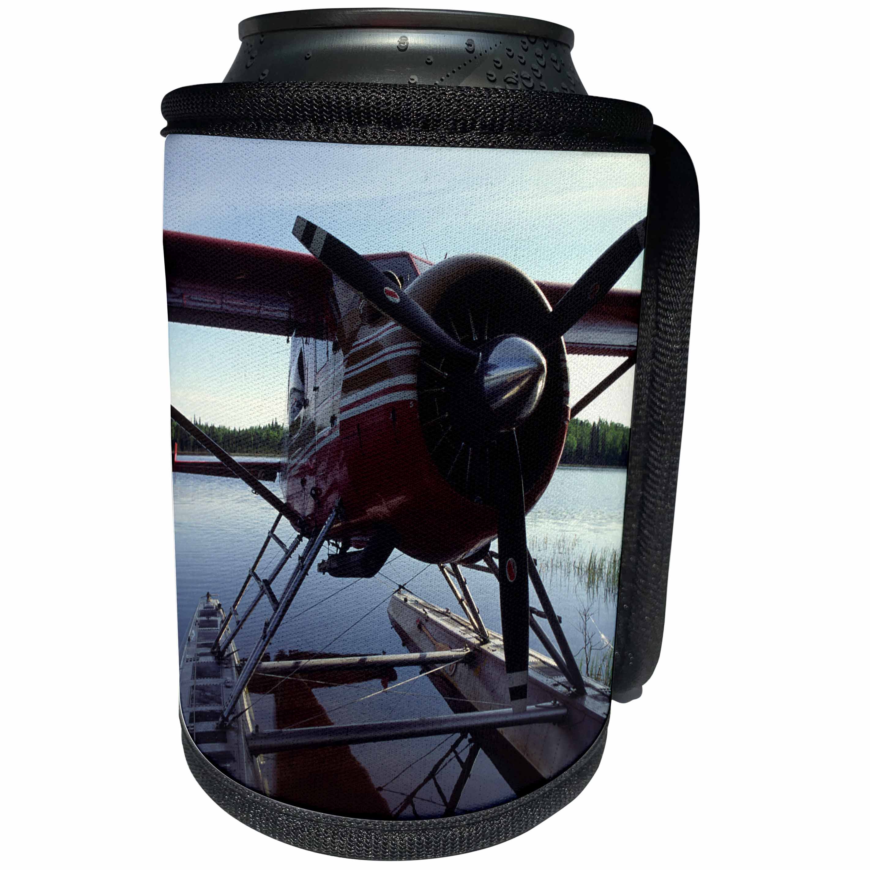 3dRose Danita Delimont - Aviation - Fishing with float plane, Kenai, Alaska - US02 DPB0043 - Douglas Peebles - Can Cooler Bottle Wrap (cc_87437)