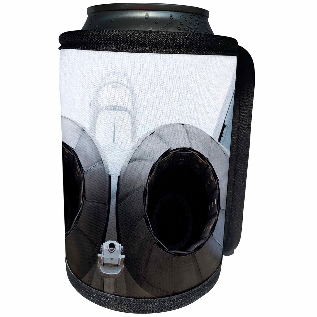 3dRose Danita Delimont - Aviation - Indiana, Jet fighters engine, aviation - US15 BJA0087 - Jaynes Gallery - Can Cooler Bottle Wrap (cc_90270)