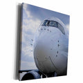 3dRose Abstracts of aviation - Cockpit of a modern airliner - Museum Grade Canvas Wrap (cw_271979)