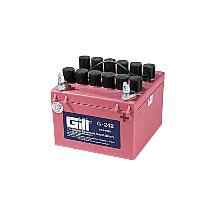 24-Volt Lead-Acid Aircraft Battery, Dry Charged – G242