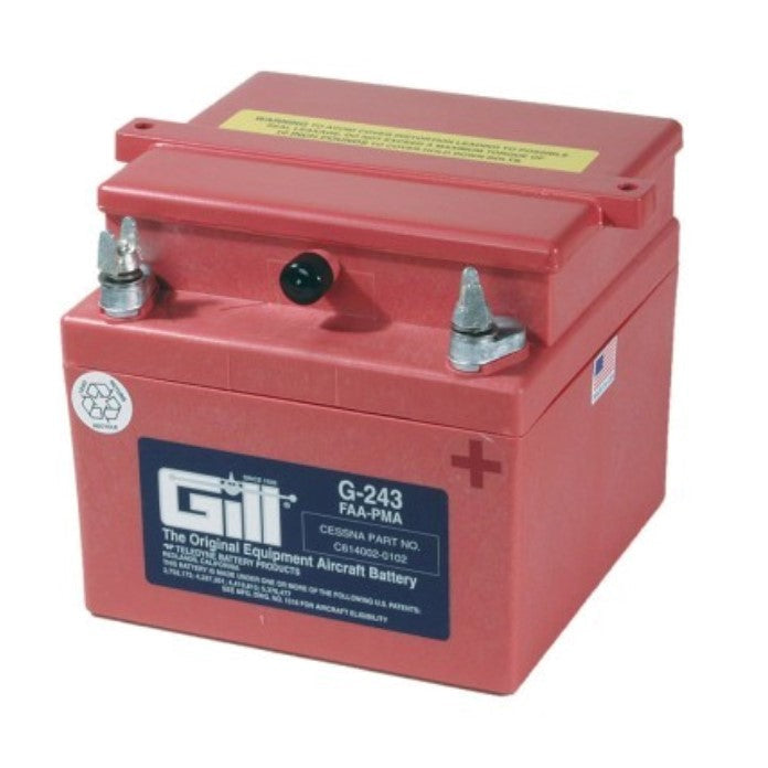 24-Volt Dry-Charged Aircraft Battery 10Ah – G-243