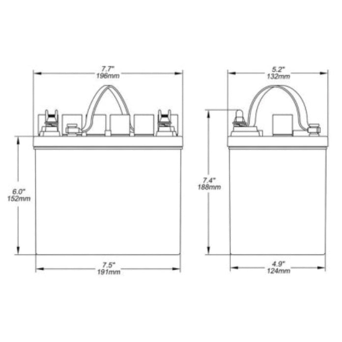 Gill G-25 Aircraft Battery Without Acid – G25