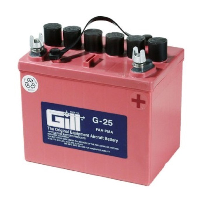 Gill G-25 Aircraft Battery Without Acid – G25