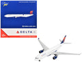 Airbus A330-200 Commercial Aircraft "Delta Air Lines" (N852NW) White with Red and Blue Tail 1/400 Diecast Model Airplane by GeminiJets