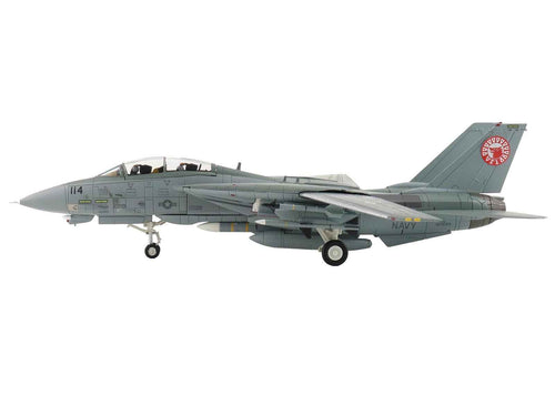 Grumman F-14A Tomcat Fighter Aircraft "VF-1 (with Optional Decals)" United States Navy "Air Power Series" 1/72 Diecast Model by Hobby Master