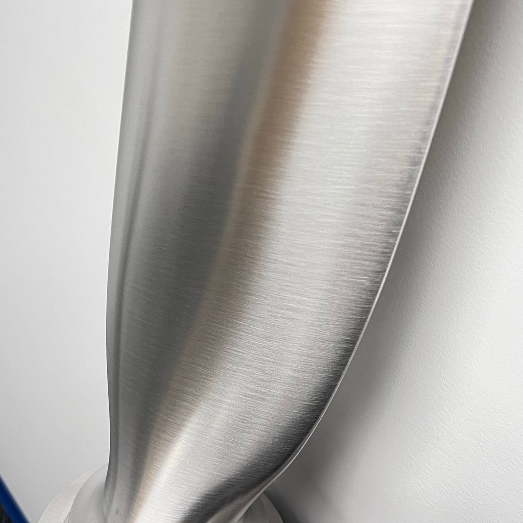 2-Bladed McCauley Brushed Aluminum Airplane Propeller Wall Display
