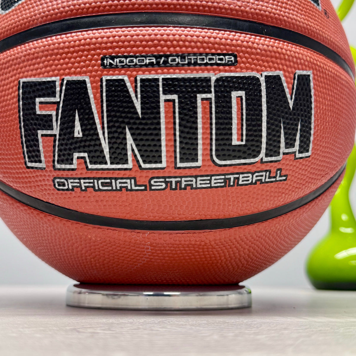 Ultra Premium 4-5/16" Steel Powdercoated Signed Game Used Basketball Display Stand