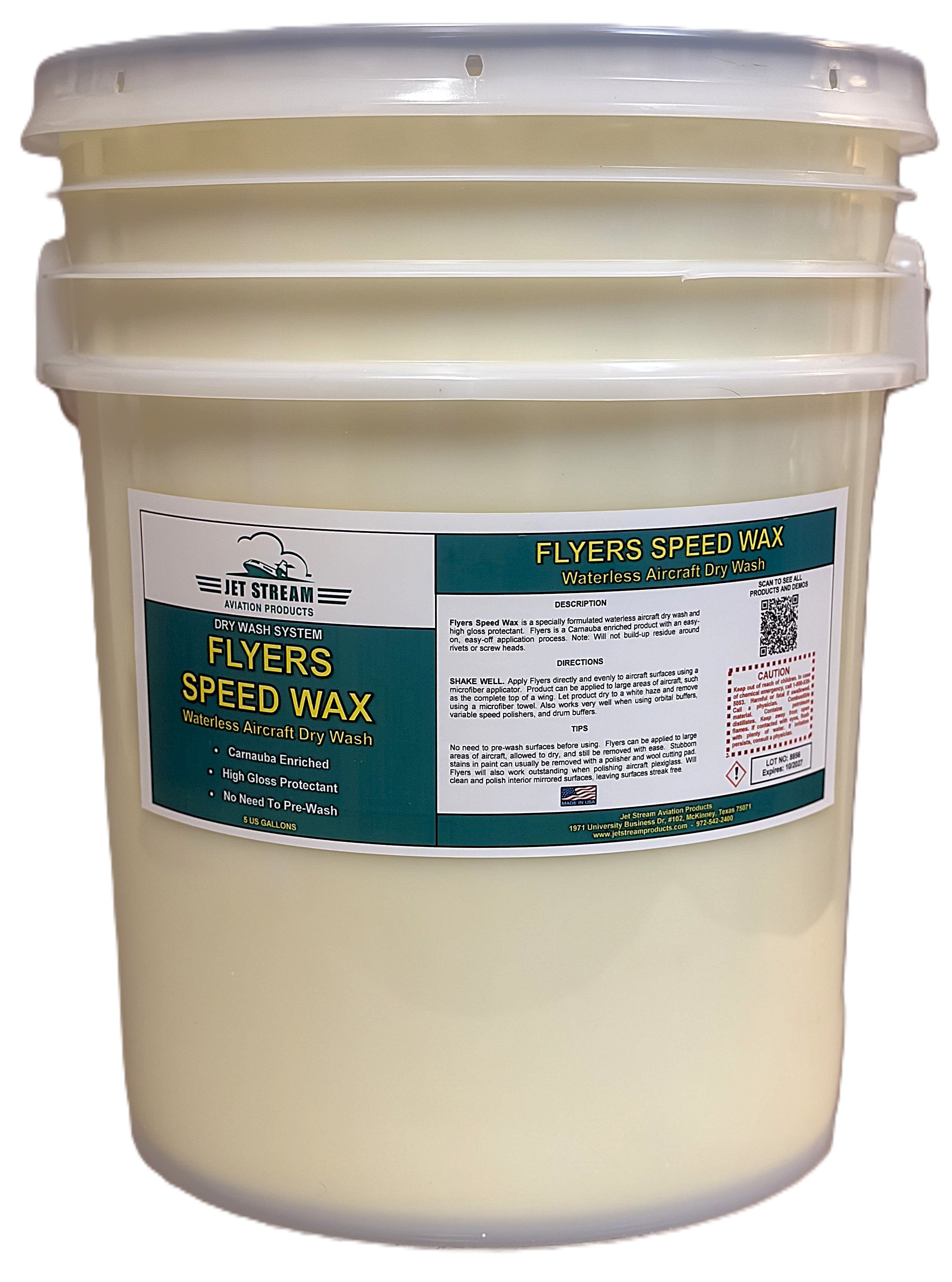 Flyers Speed Wax Waterless Aircraft Dry Wash