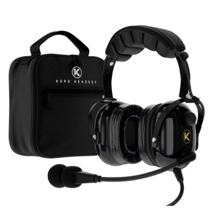 KORE Aviation KA-1 Headset with Carrying Case – KA1-HEADSET-wBAG